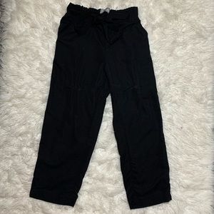 🌜Black Capri Wide Legged Pants